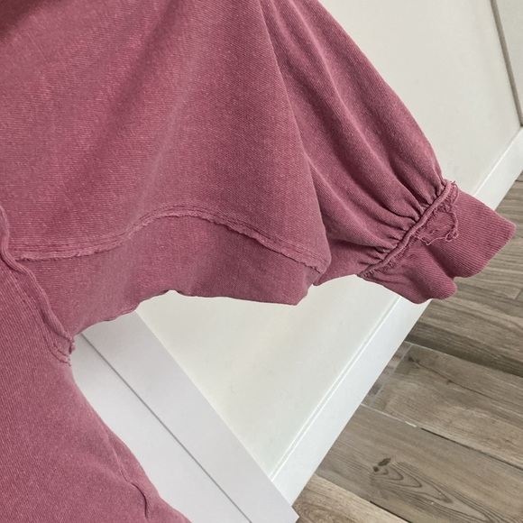 We the Free Distressed Drop Shoulder Top, Small - Picture 4 of 7